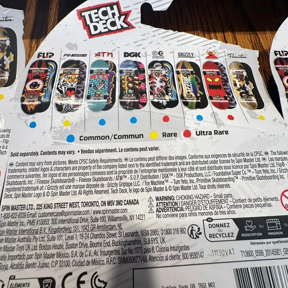 Lot of 8 Tech Deck Steele Series Target Exclusive Spin Master Skateboard *Read